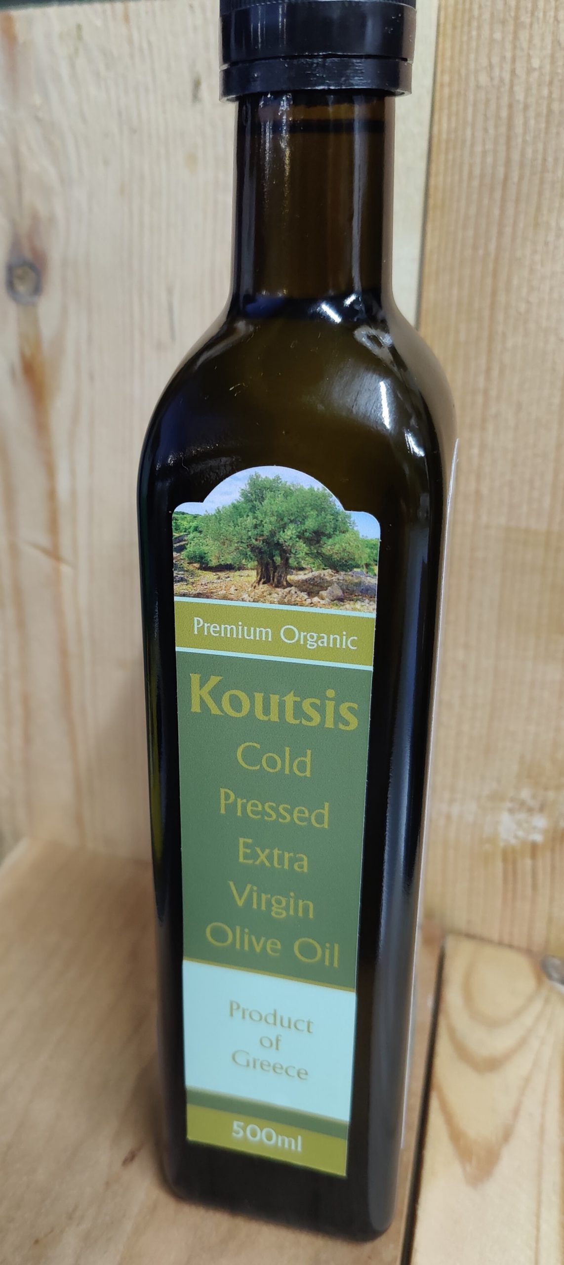 Koutsis Premium Organic Cold Pressed Extra Virgin Olive Oil 500ml - Image 3