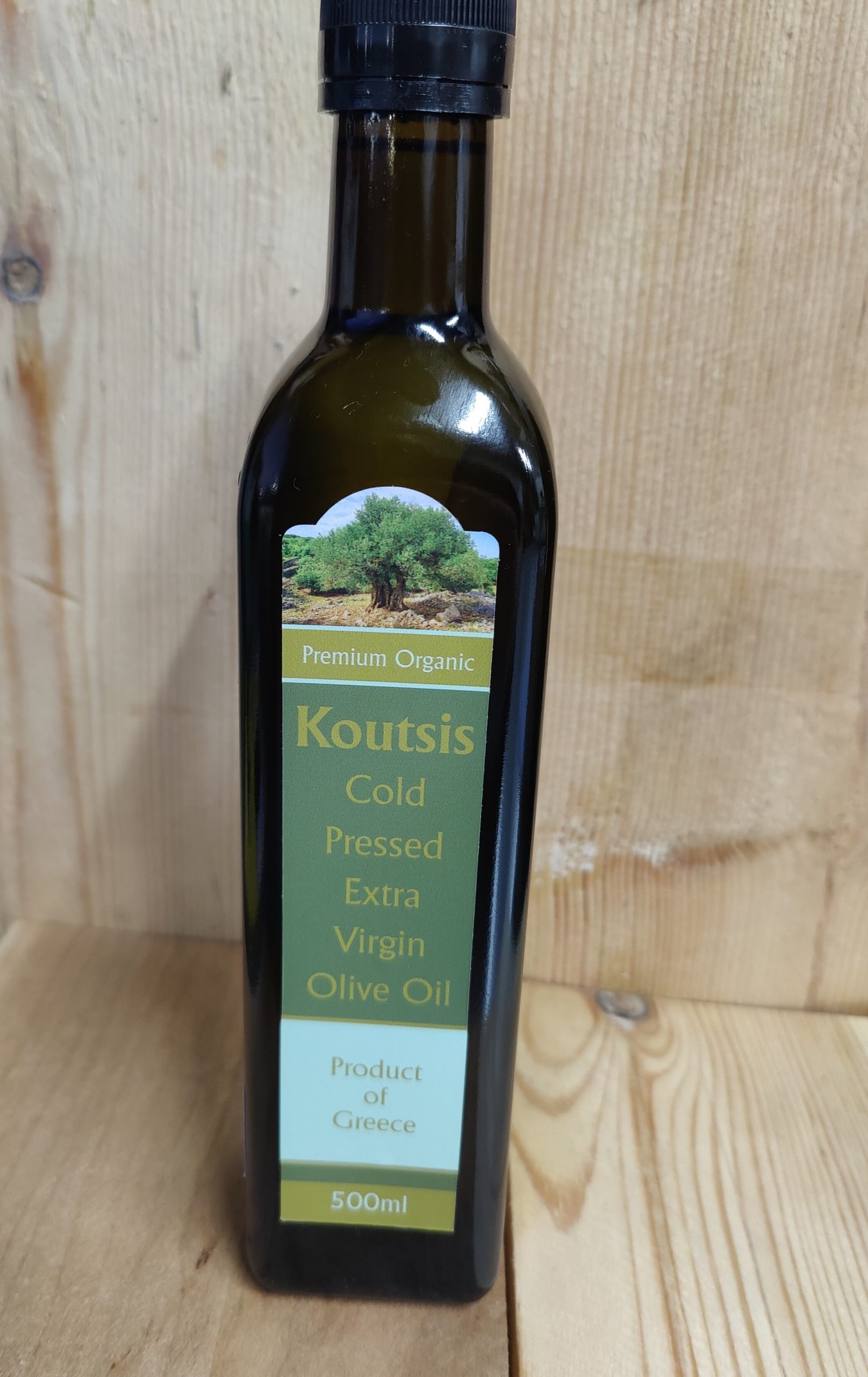 Koutsis Premium Organic Cold Pressed Extra Virgin Olive Oil 500ml