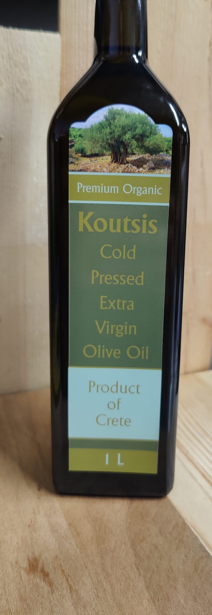 Koutsis Premium Organic Cold Pressed Extra Virgin Olive Oil 1Lit - Image 2