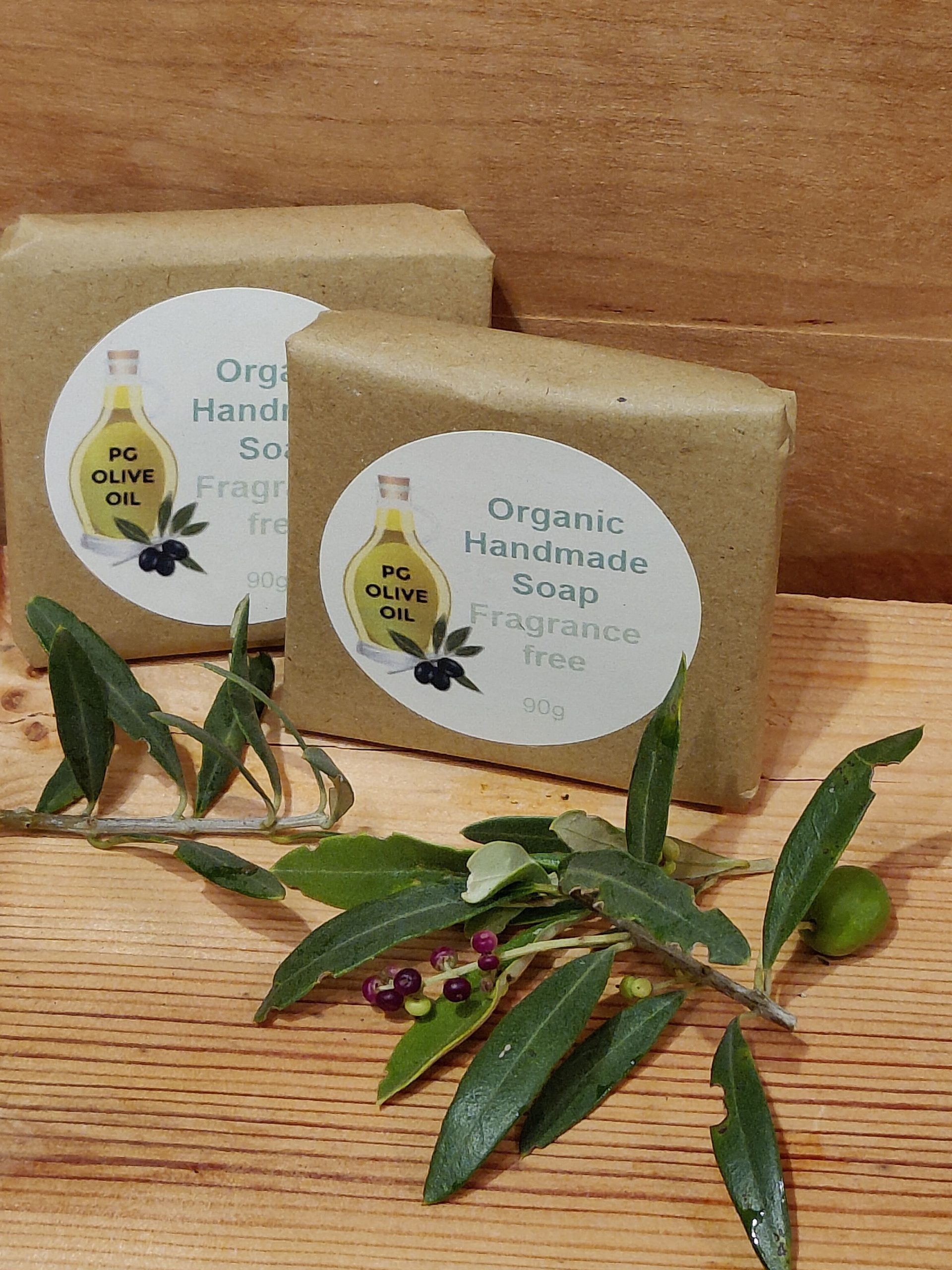 Handmade Fragrance Free Soap 90g
