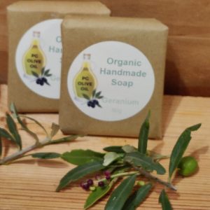 Handmade Geranium Soap 90g