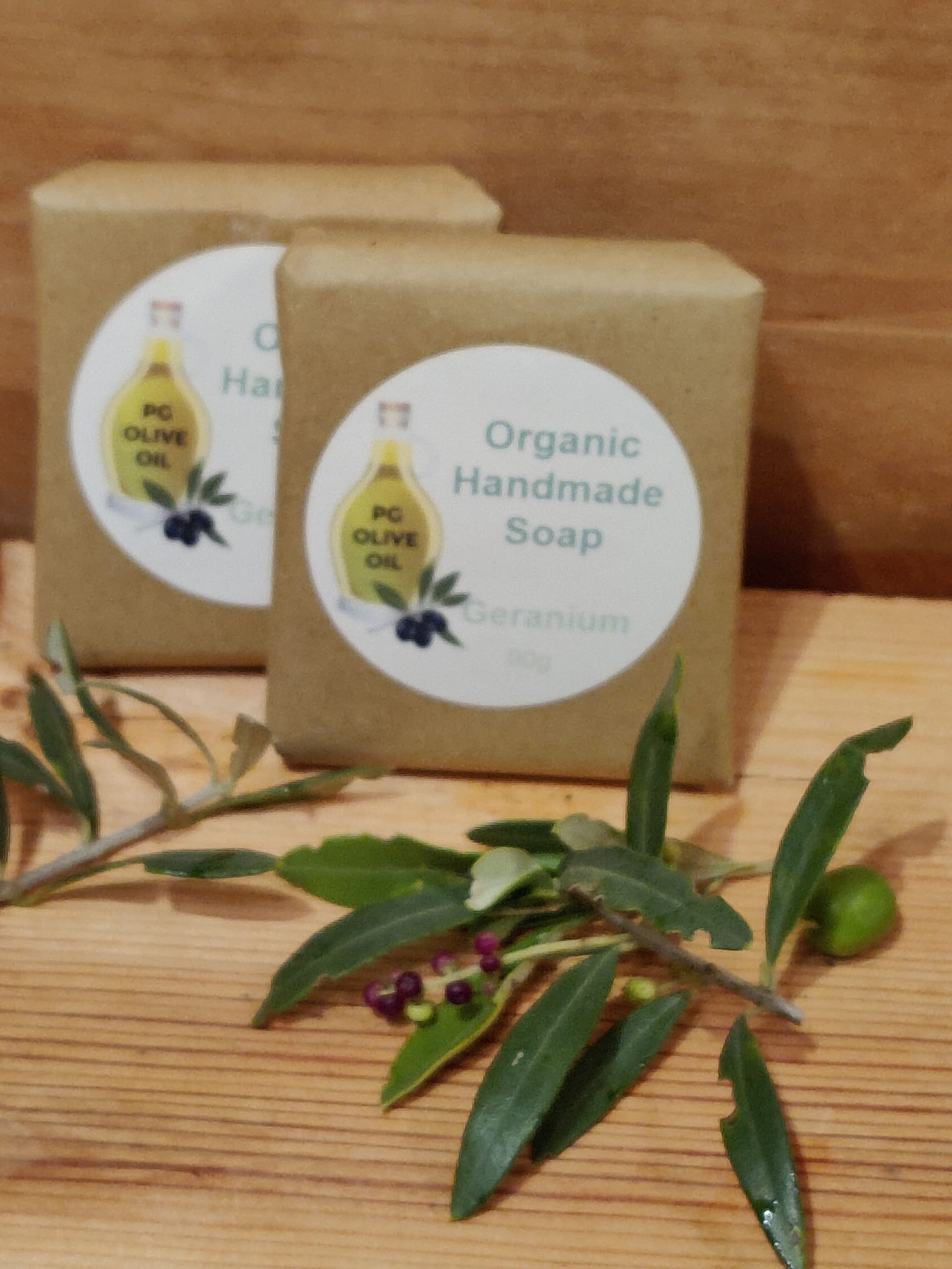 Handmade Geranium Soap 90g
