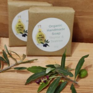 Handmade Thyme and TeaTree Soap 90g