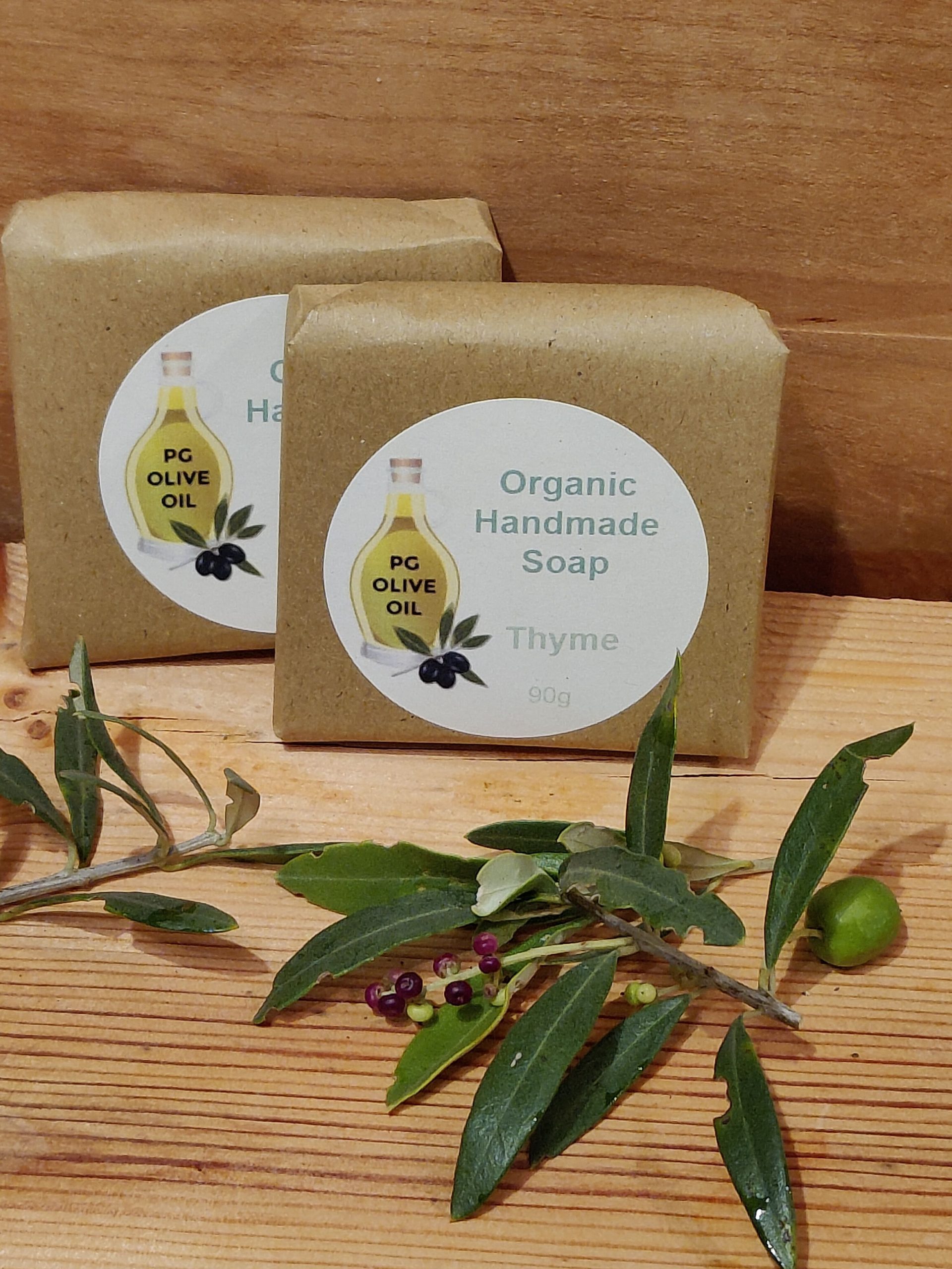Organic Handmade Eczema Friendly Thyme Fragranced Soap