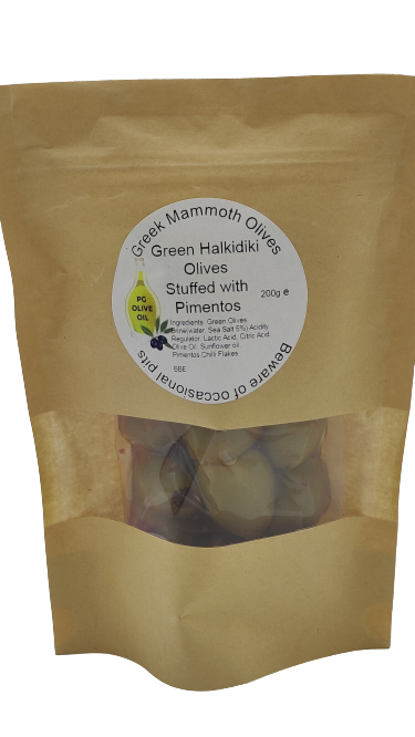 Subscription Month Greek Mammoth Halkidiki, Pimentos Stuffed Olives 200g