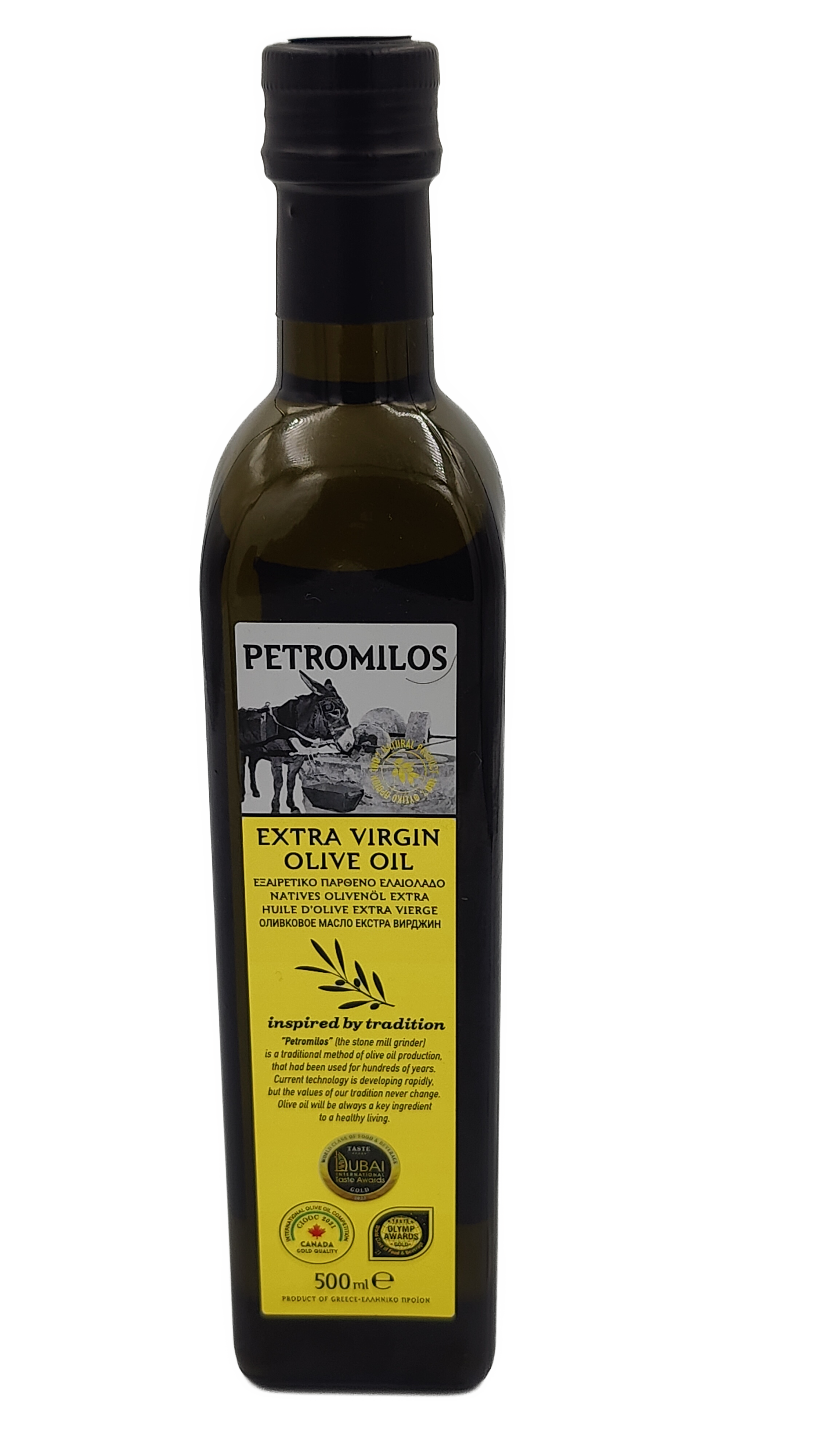 Petromilos Extra Virgin Cold Pressed Olive Oil 500ml