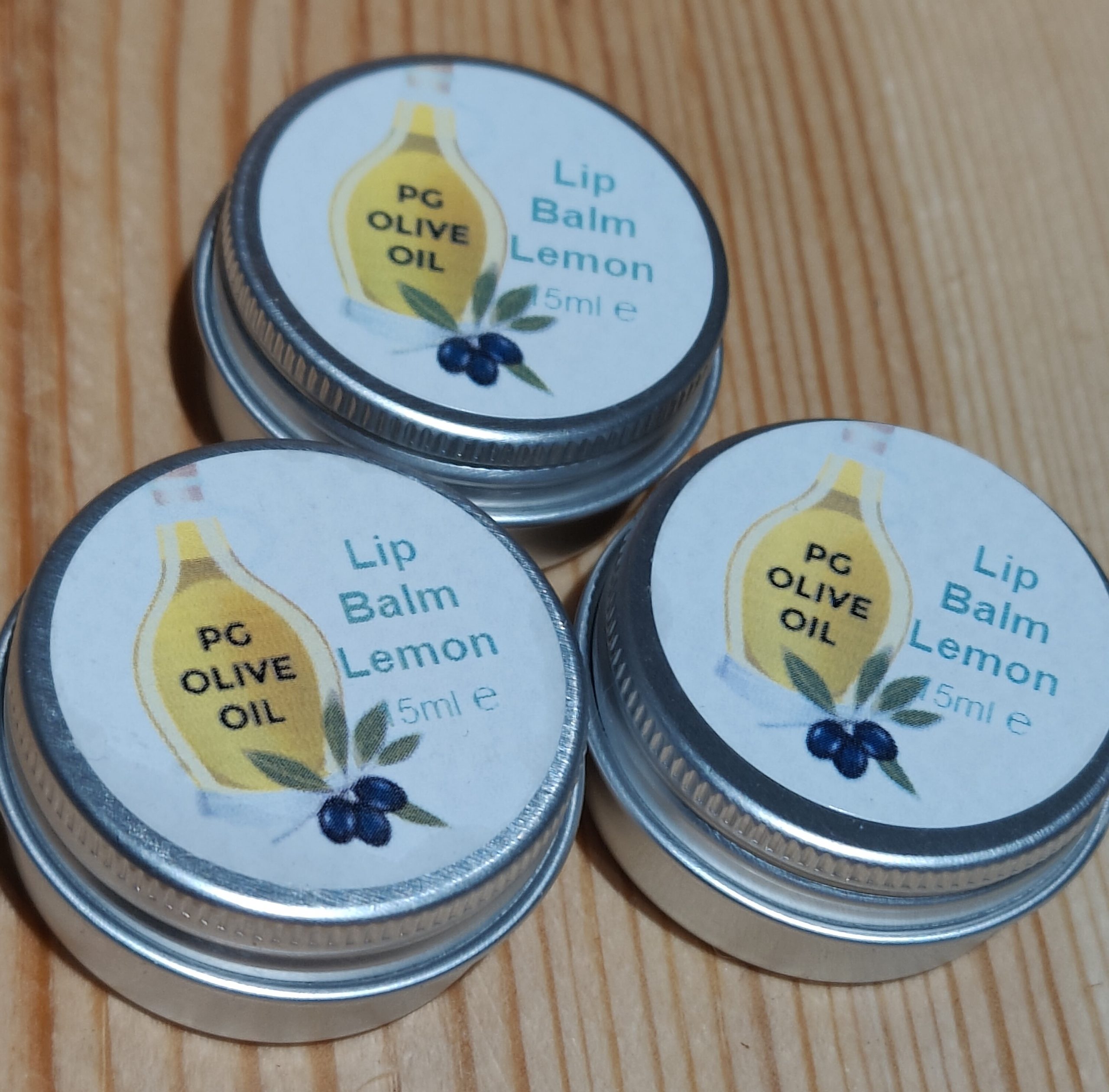 Organic Lip Balm Lemon Fragrance 15ml