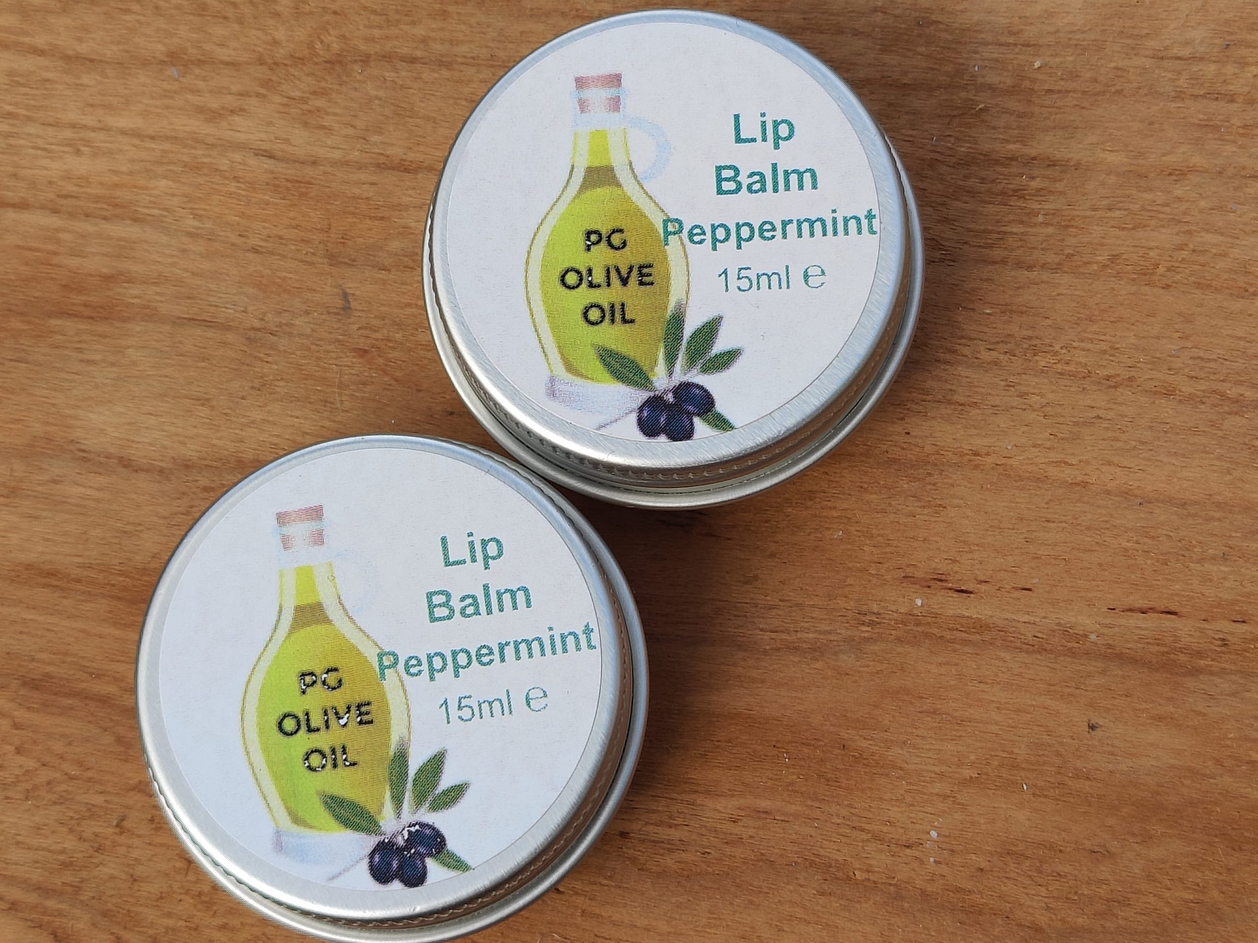 Organic Peppermint Lip Balm 15ml