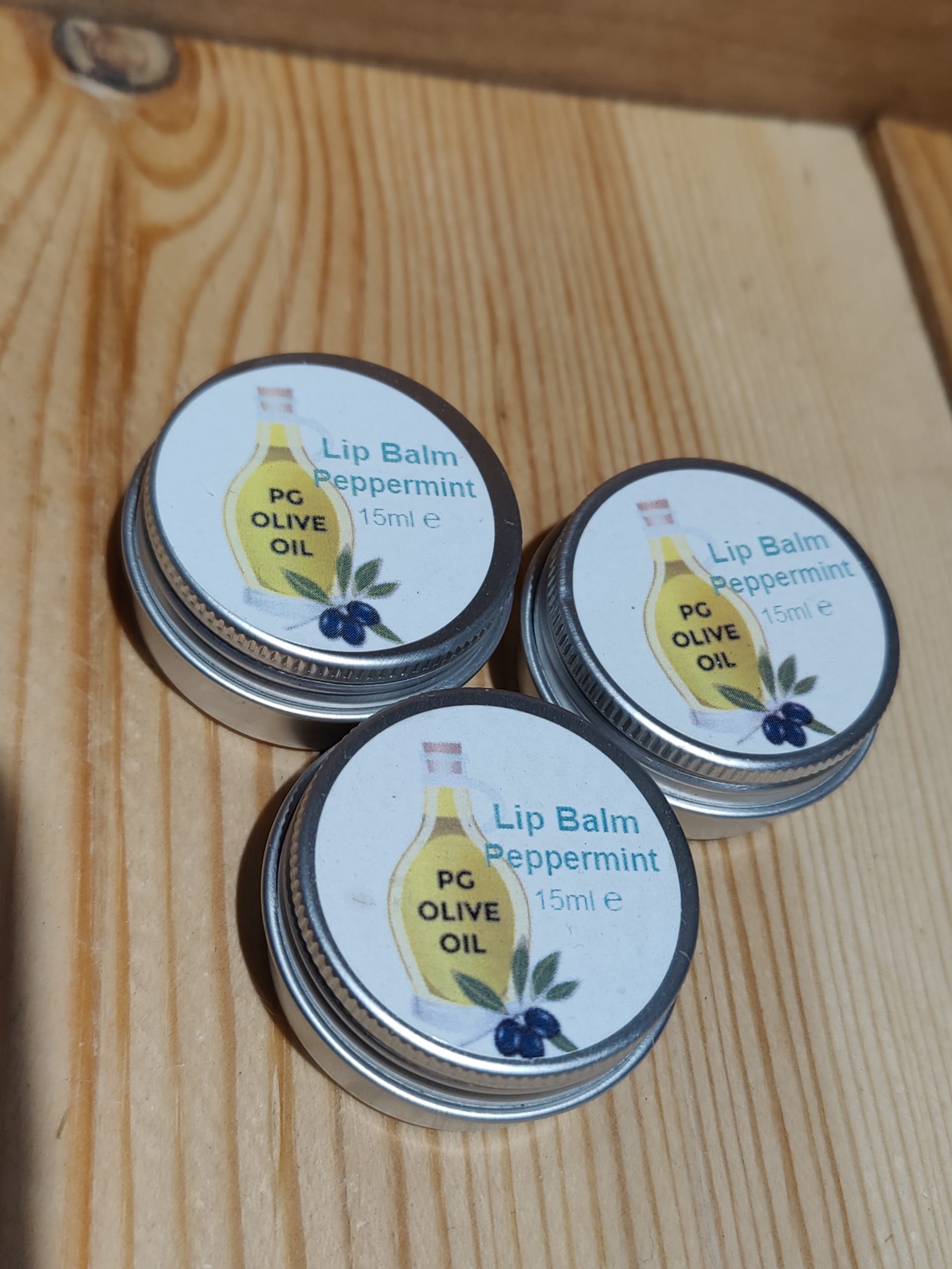 Organic Peppermint Lip Balm 15ml - Image 3