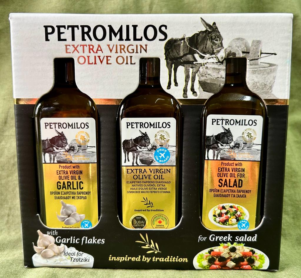 3 Petromilos Oil Gift pack