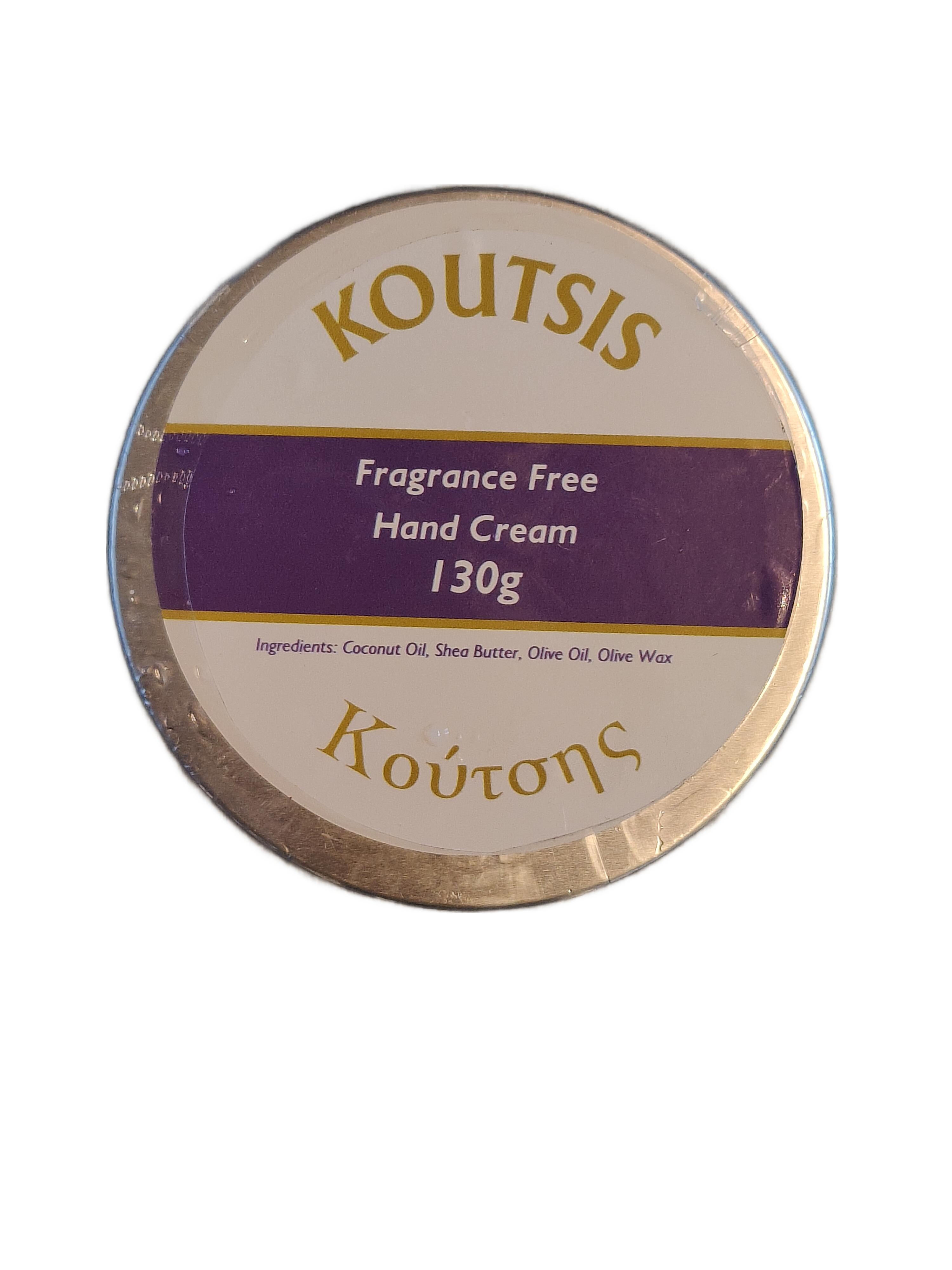 Koutsis Organic Fragrance Free Hand Cream 130g - Image 2