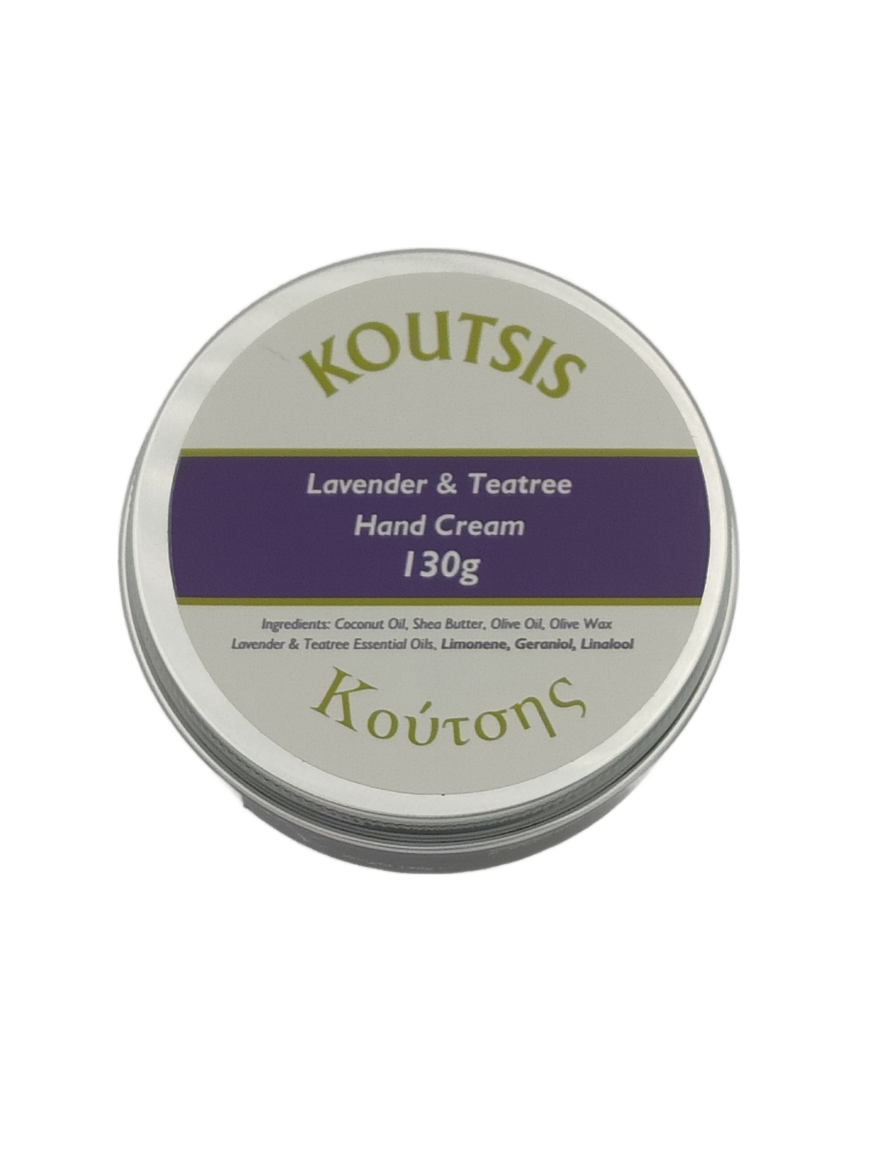 Koutsis Lavender & Teatree Hand Cream 130g