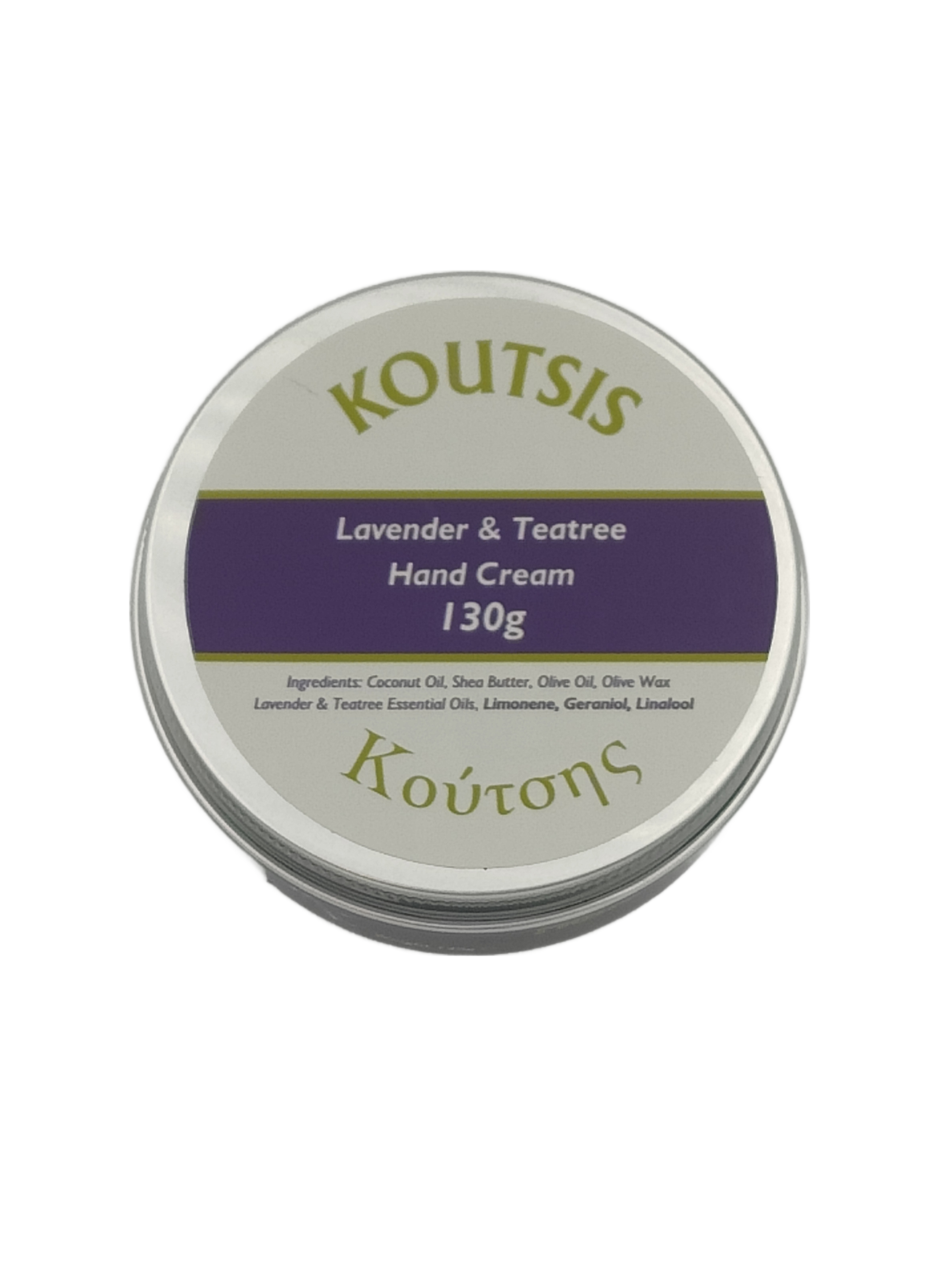 Koutsis Lavender & Teatree Hand Cream 130g - Image 4