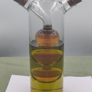 Twin Glass Bottle for Olive Oil and Vinegar