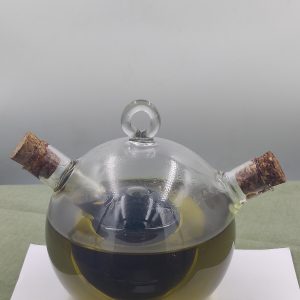 Large Globe Twin Glass Bottle