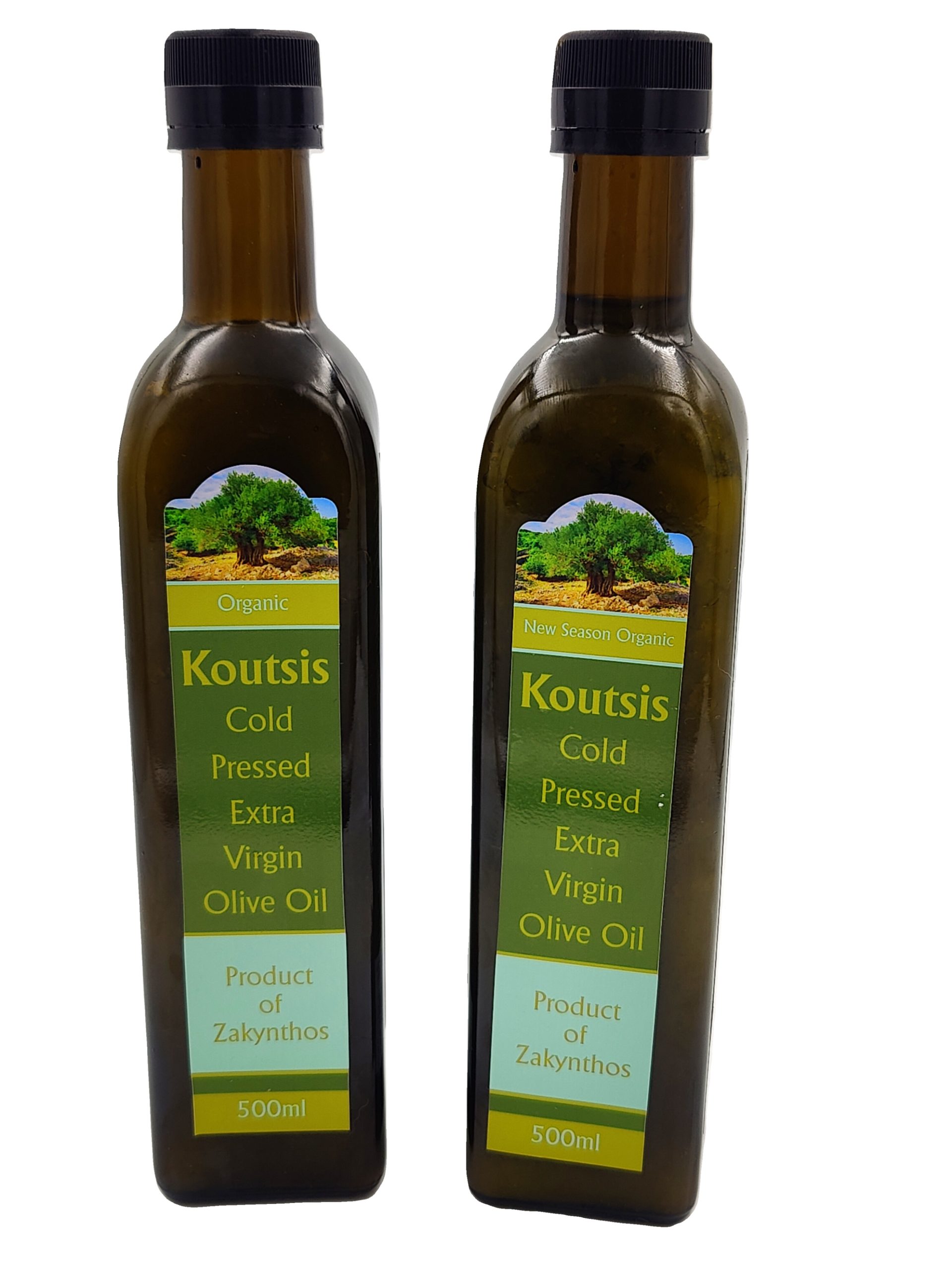 Koutsis New Season Organic Cold Pressed Extra Virgin Olive Oil - 500ml - Image 3