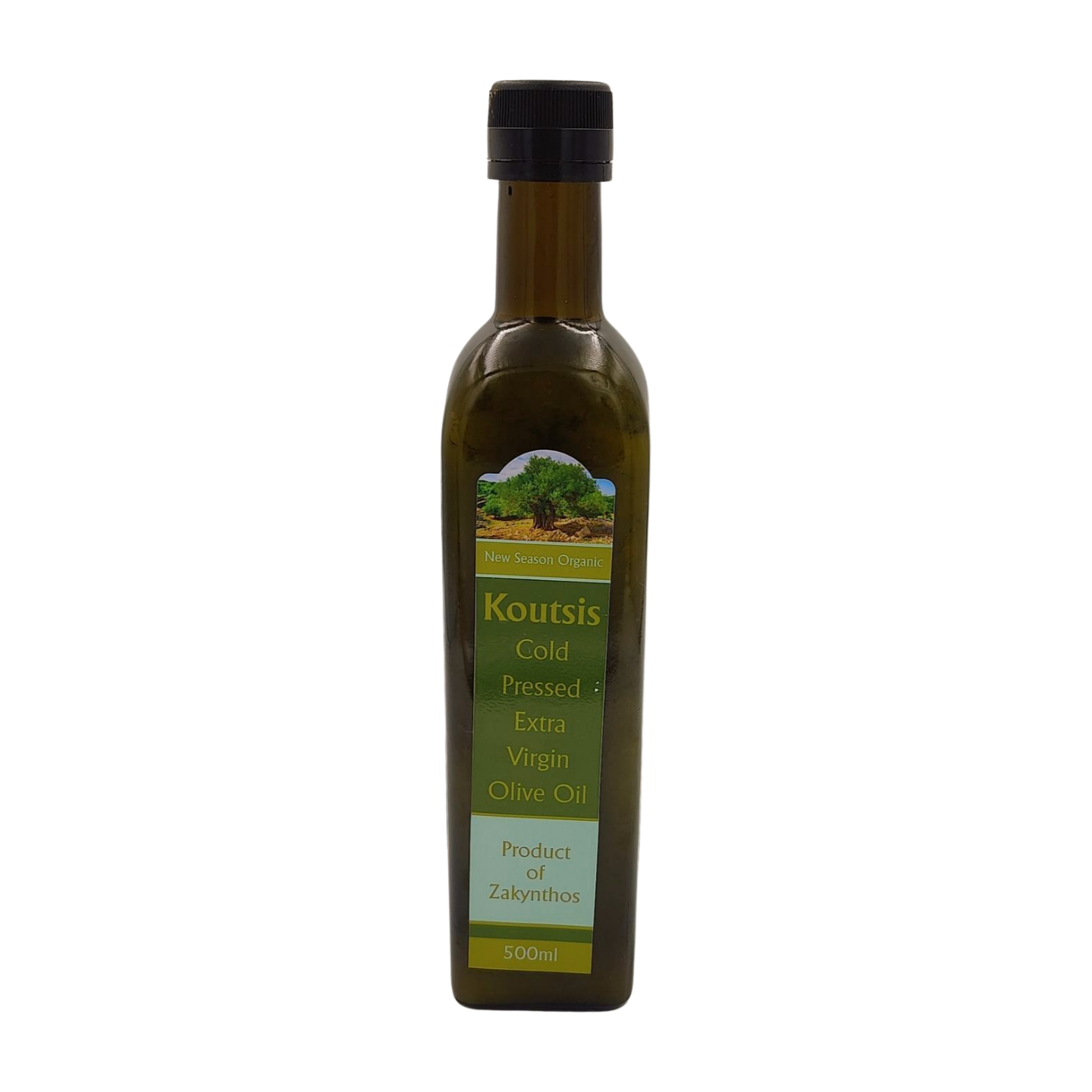 Koutsis New Season Organic Cold Pressed Extra Virgin Olive Oil - 500ml