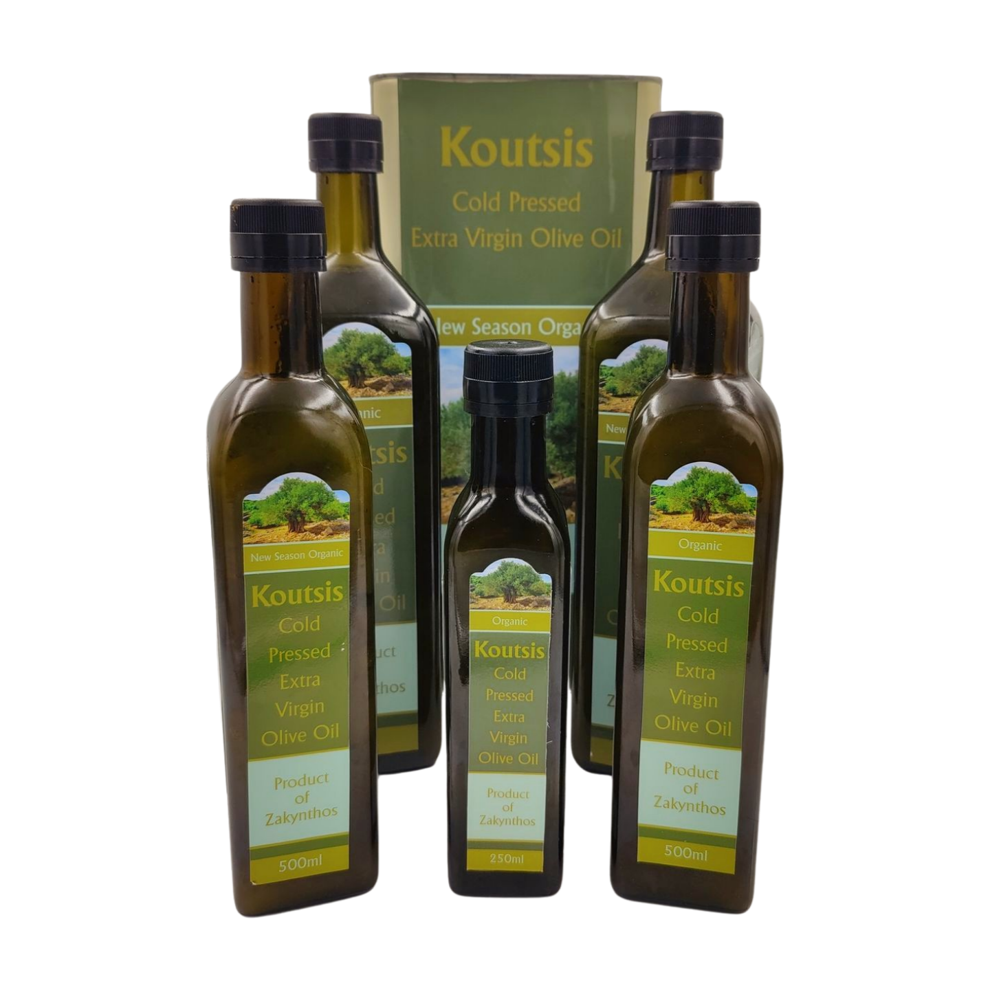Koutsis Organic Cold Pressed Extra Virgin Olive Oil - 1 Lit - Image 2